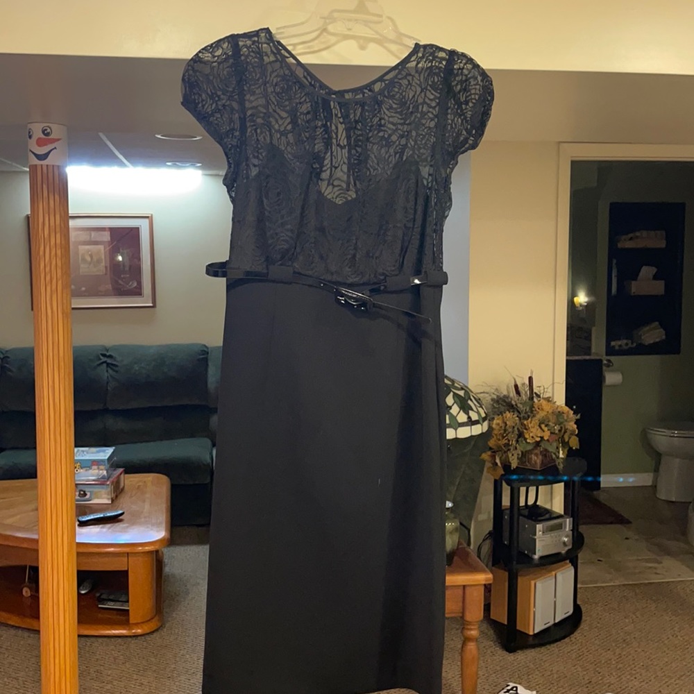 Calvin Klein size 10 black dress